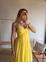 Robe longue TALIA Jaune
