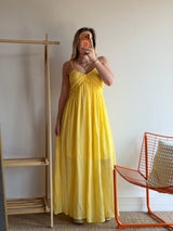 Robe longue TALIA Jaune