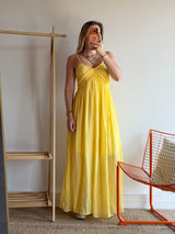 Robe longue TALIA Jaune