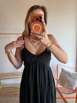 Robe longue TALIA noir