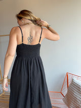 Robe longue TALIA noir