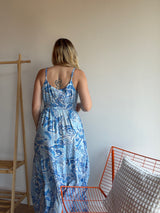 Robe EMILIE Bleue