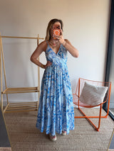 Robe EMILIE Bleue