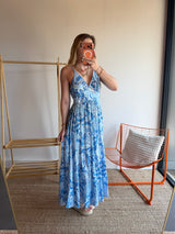 Robe EMILIE Bleue