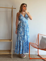 Robe EMILIE Bleue