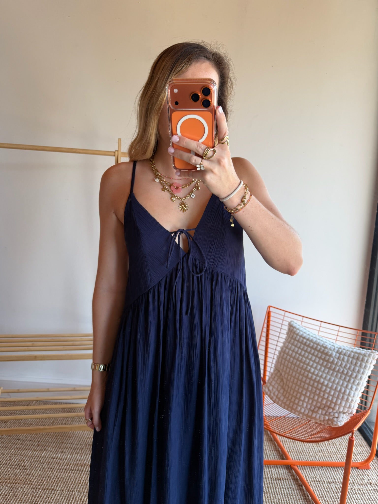 Robe MINA Bleu marine