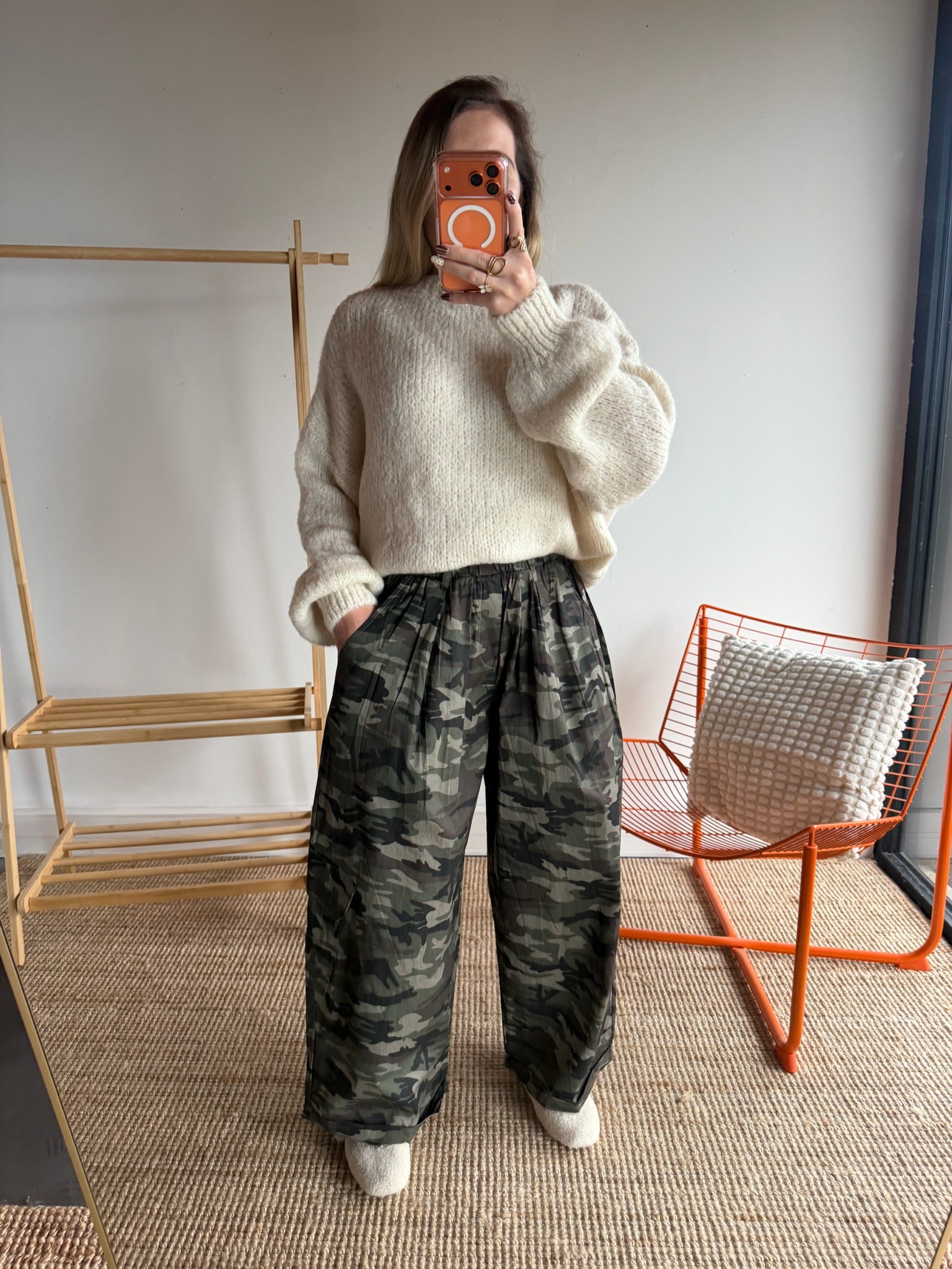 Pantalon MILITAIRE Kaki