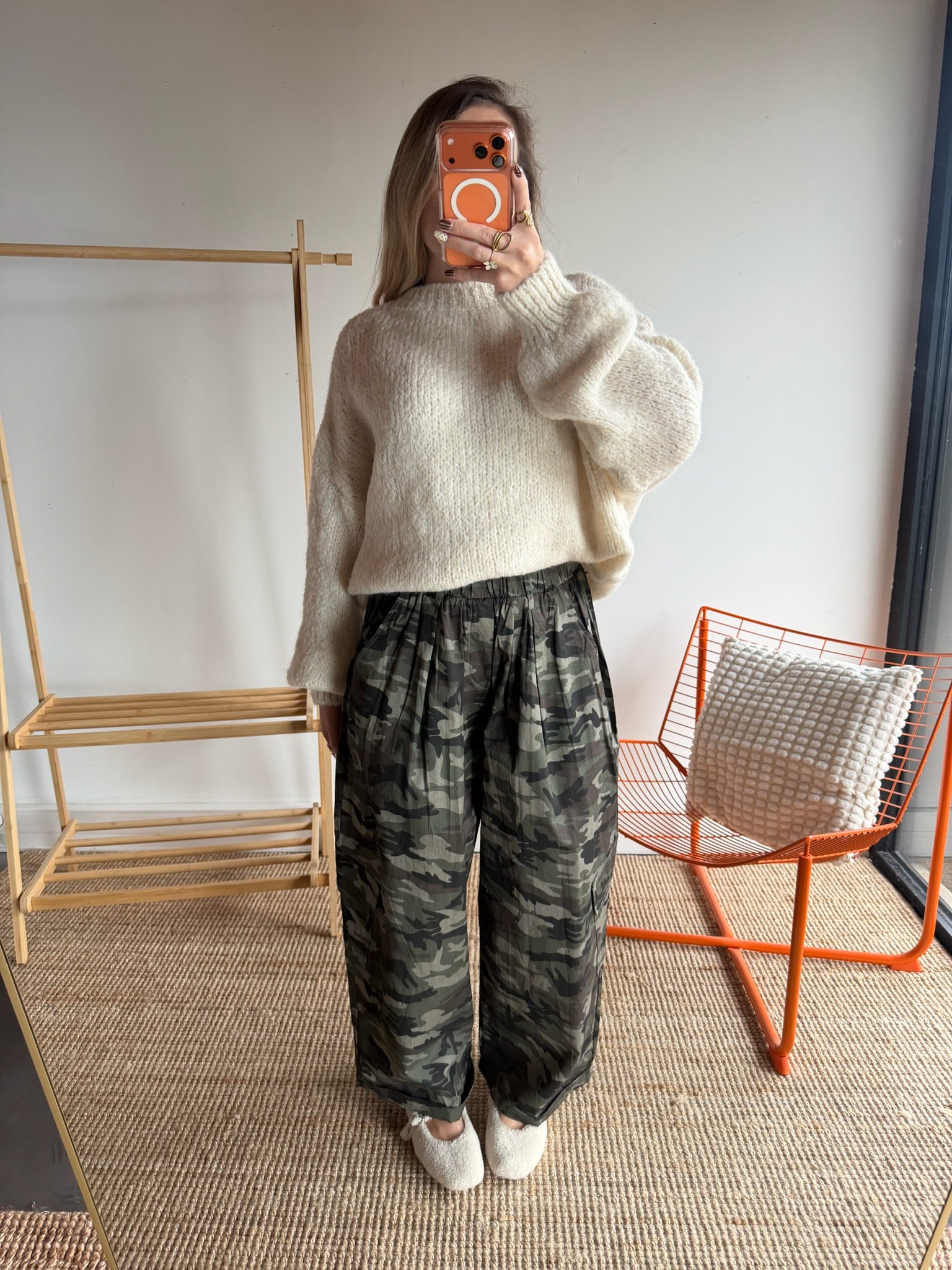 Pantalon MILITAIRE Kaki