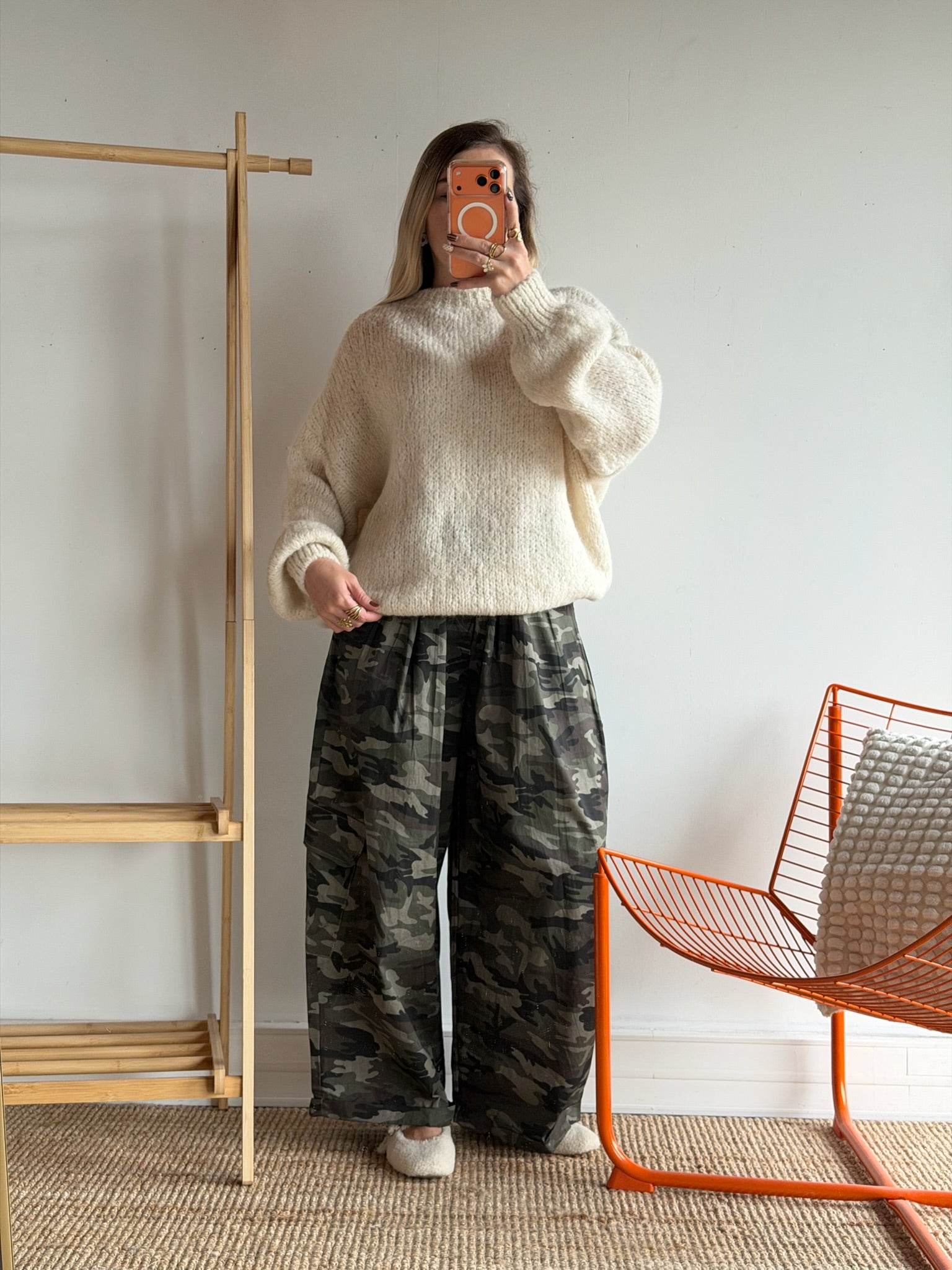 Pantalon MILITAIRE Kaki