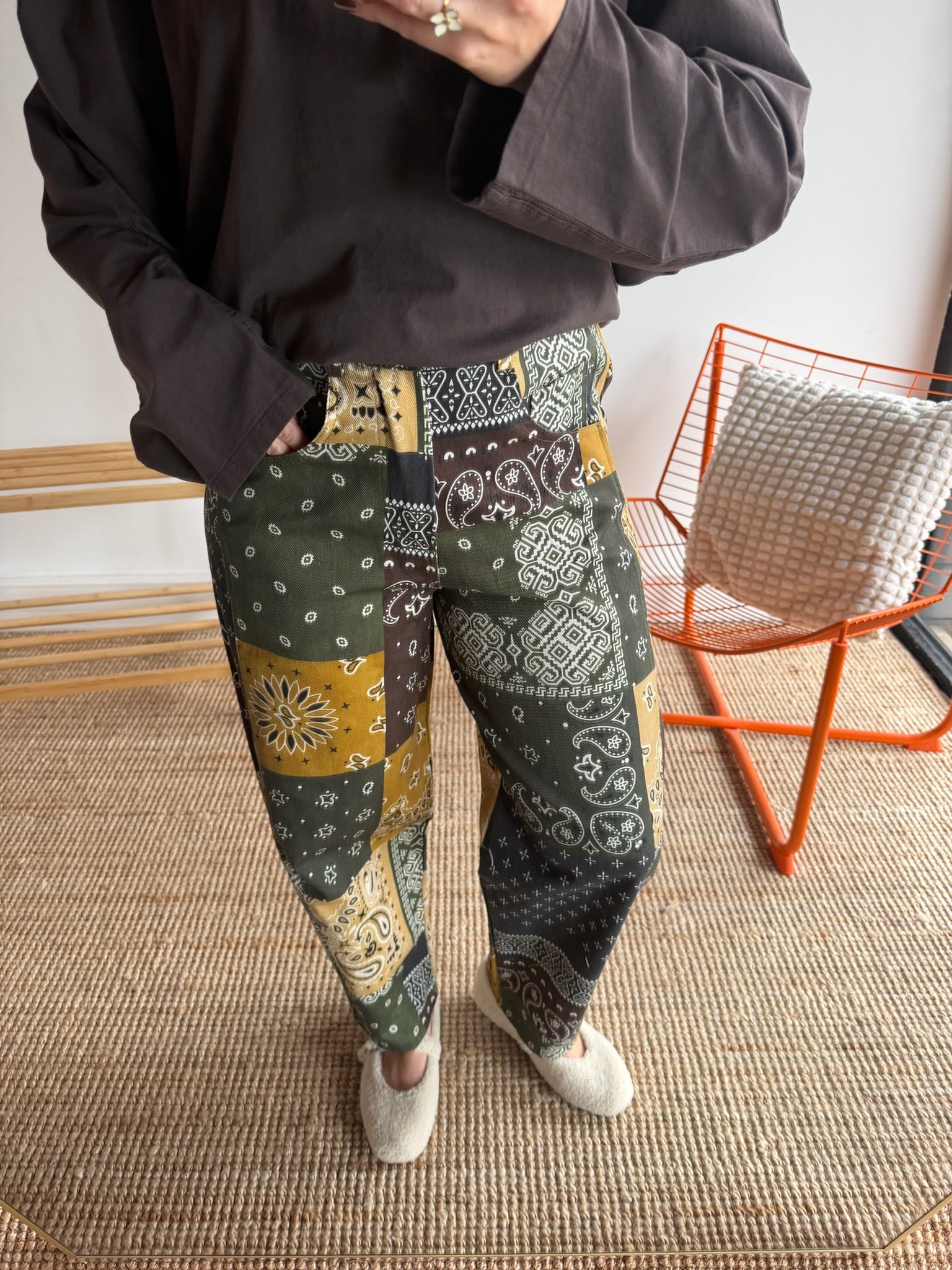 Pantalon BANDANA Kaki