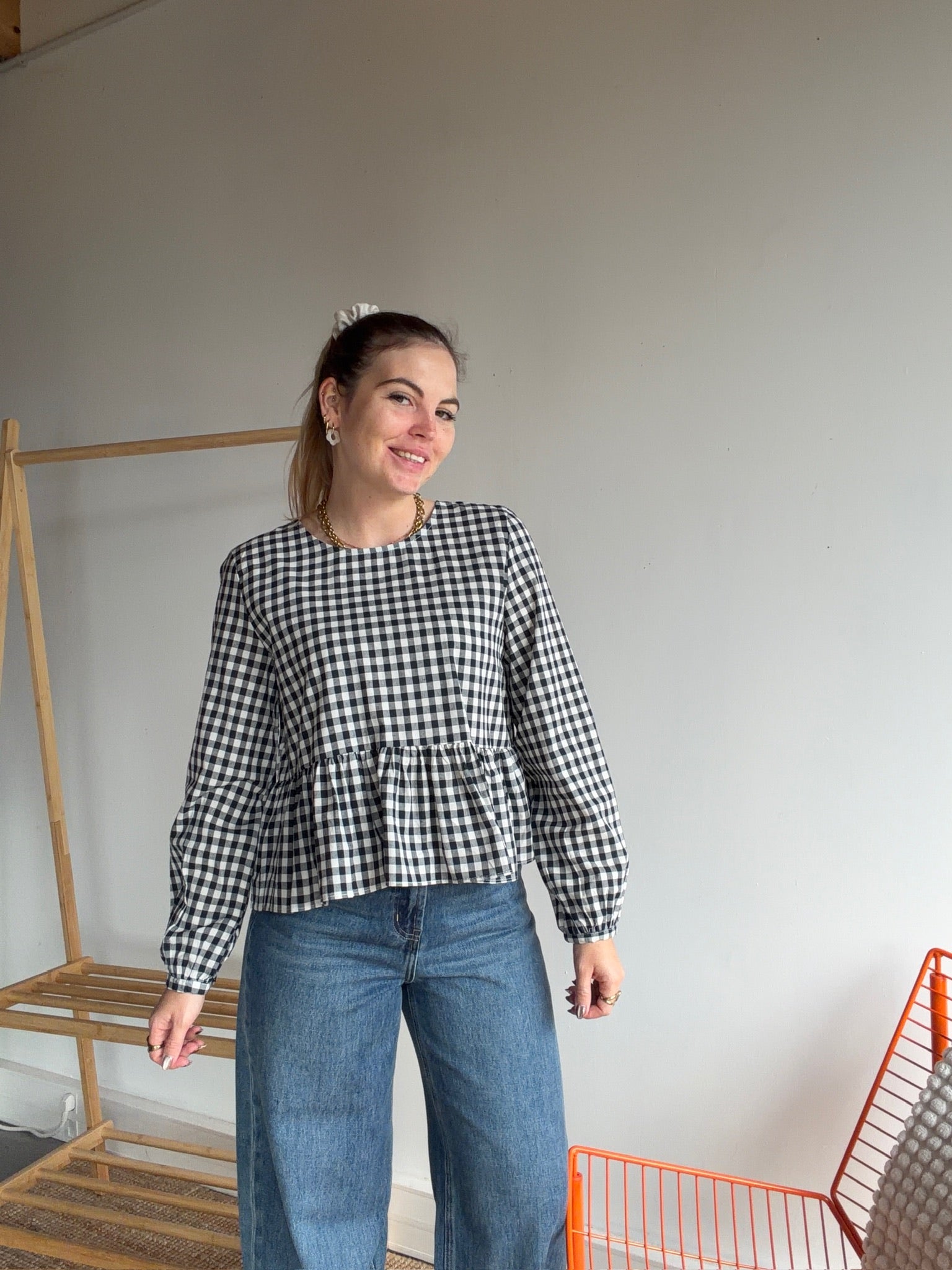 Blouse SOFIA Bleu marine