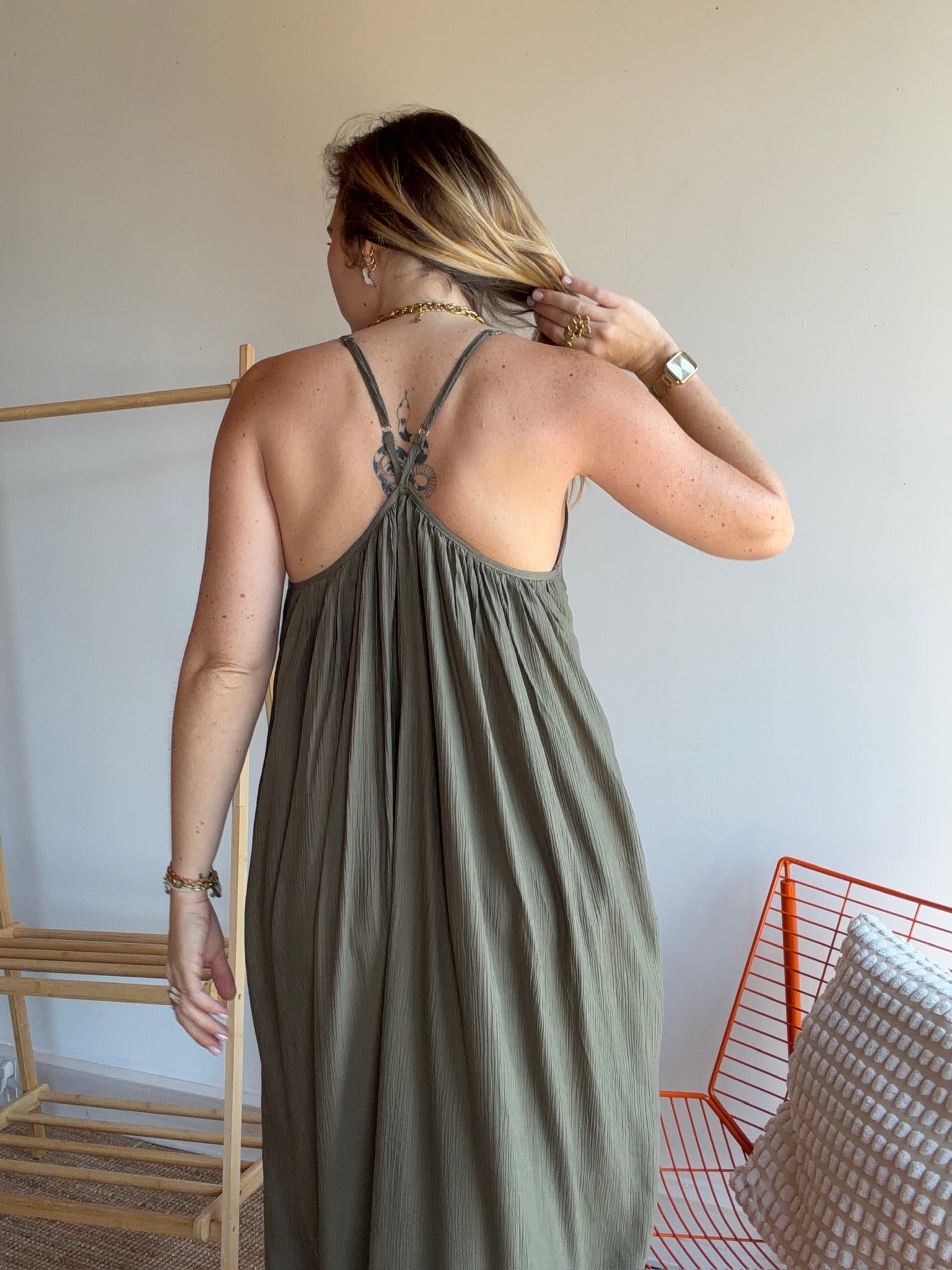 Robe MINA Kaki