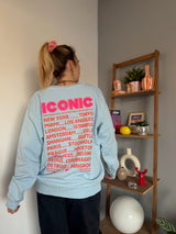 Sweat ICONIC Bleu ciel