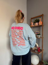 Sweat ICONIC Bleu ciel