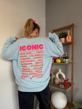 Sweat ICONIC Bleu ciel