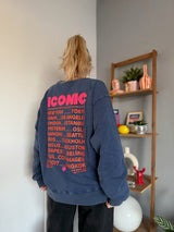 Sweat ICONIC Bleu marine