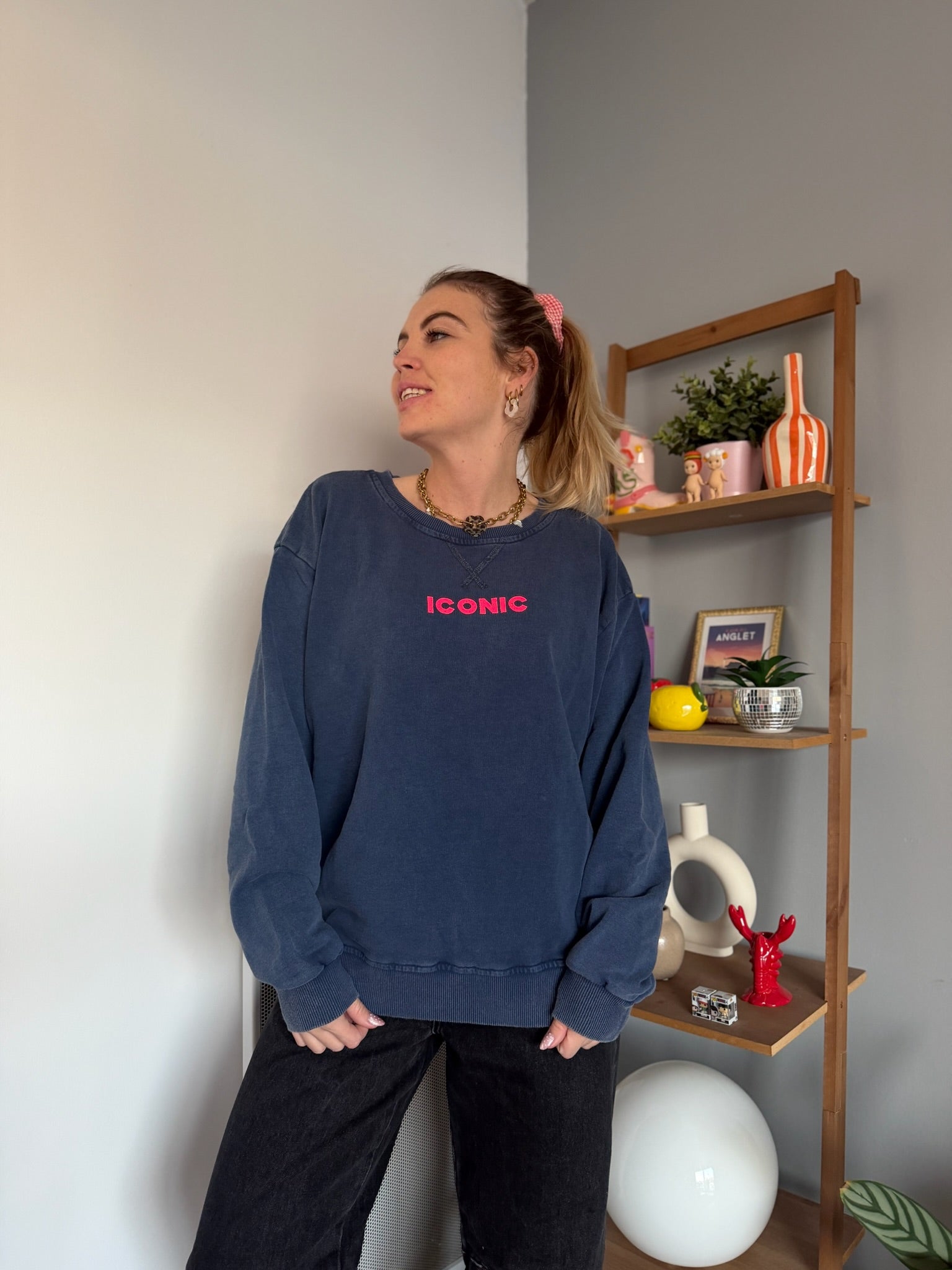 Sweat ICONIC Bleu marine