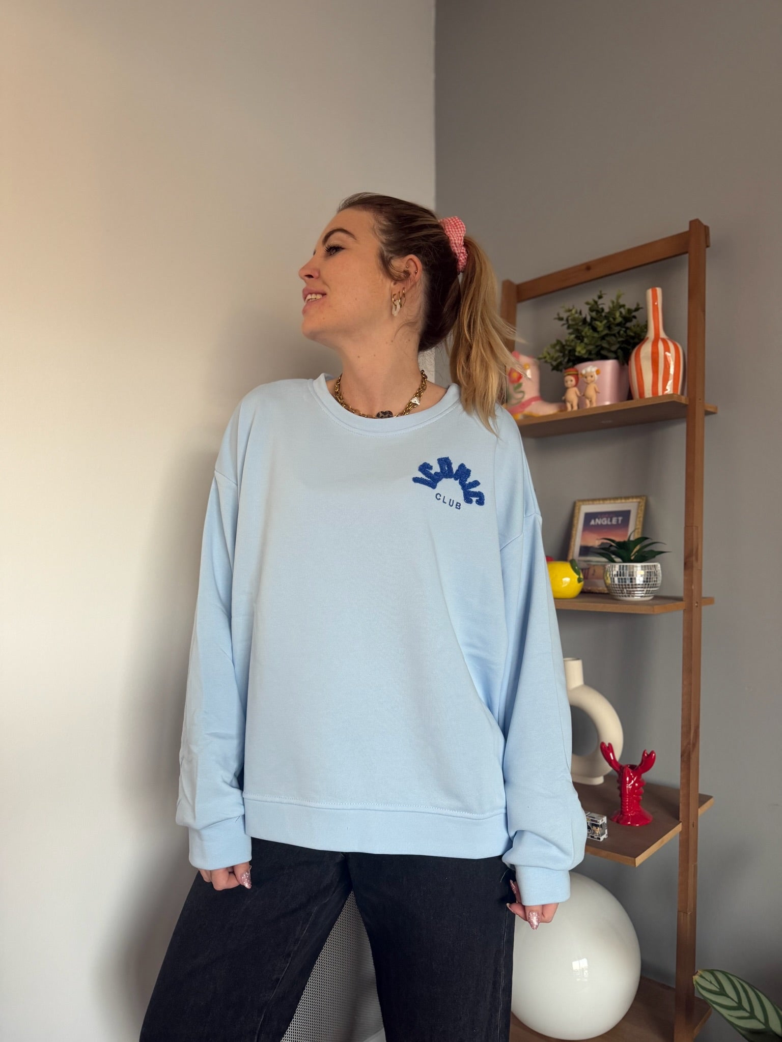 Sweat ICONIC Bleu ciel